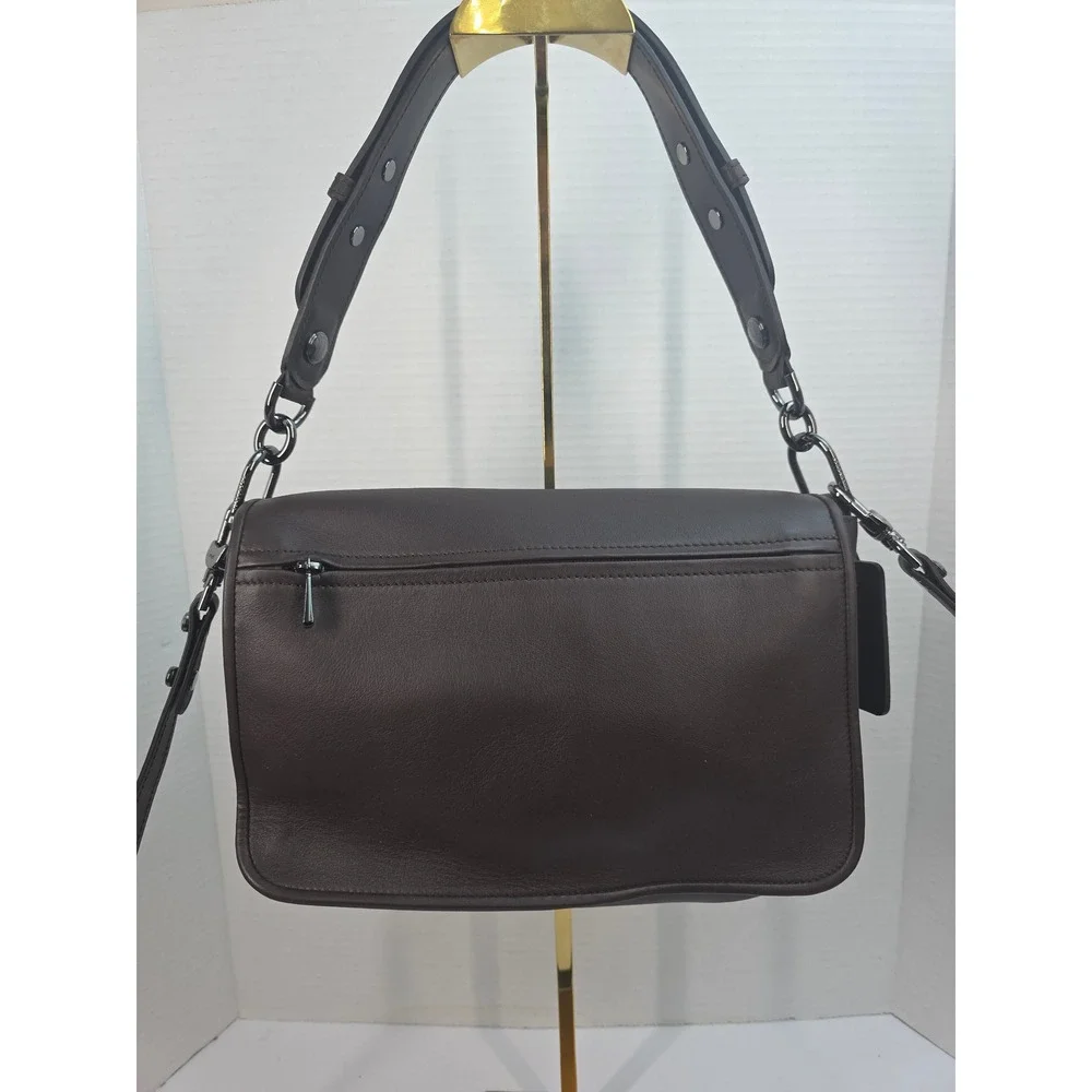 Longchamp Mademoiselle Brown Leather Whipstitch Shoulder Bag‎ L1323954703 France